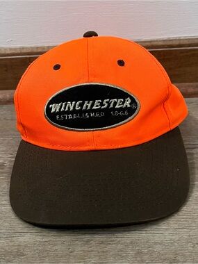 Signature Orange and Brown Winchester Patch Cap